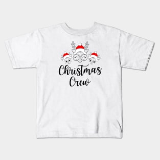 Christmas Deer - Christmas Crew Kids T-Shirt